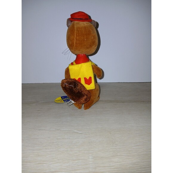 R. Dakin Dream Pets Eager Beaver Stuffed Animal Sawdust Camper Japan Vintage - Picture 8 of 16
